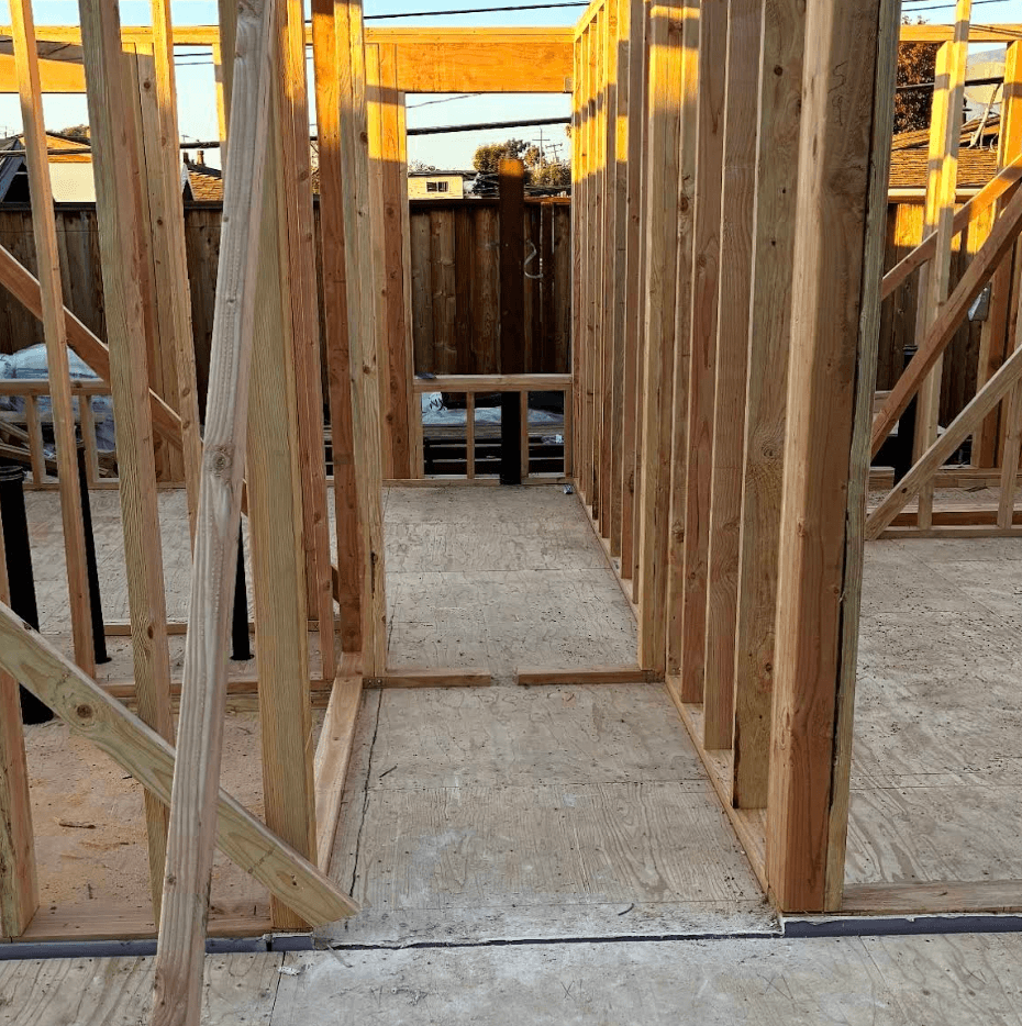 ADU framing project in Milpitas Bay Area — C Hernandez Construction